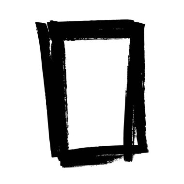 soyut dikdörtgen şekli işareti