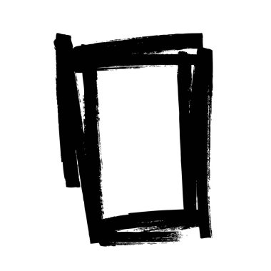 soyut dikdörtgen şekli işareti