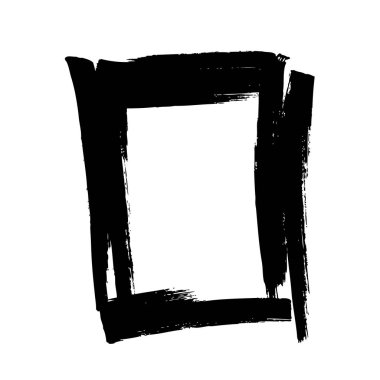 soyut dikdörtgen şekli işareti