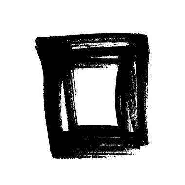 soyut kare şekli işareti