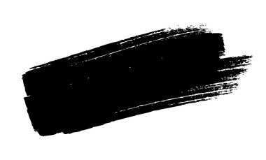 Siyah fırça darbeleri