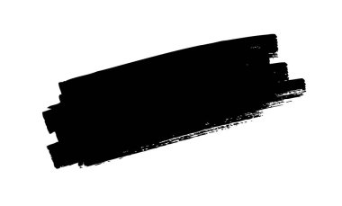 Siyah fırça darbeleri