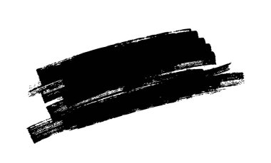 Siyah fırça darbeleri