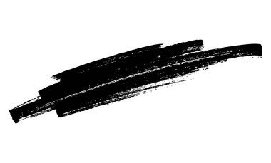 Siyah fırça darbeleri