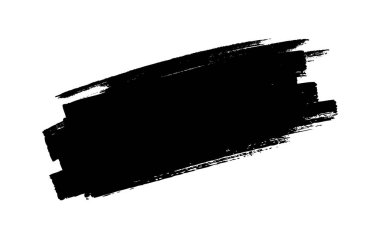 Siyah fırça darbeleri