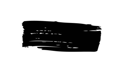 Siyah fırça darbeleri