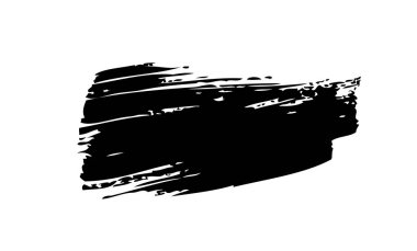 Siyah fırça darbeleri