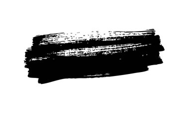 Siyah fırça darbeleri