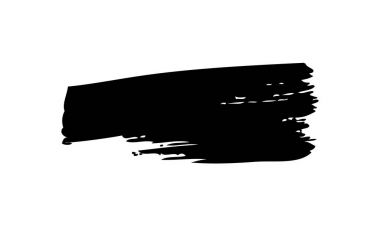 Siyah fırça darbeleri