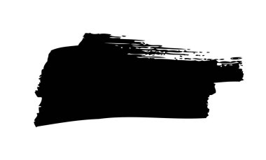 Siyah fırça darbeleri