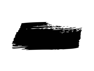 Siyah fırça darbeleri