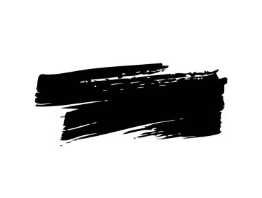 Siyah fırça darbeleri