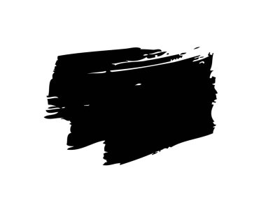 Siyah fırça darbeleri