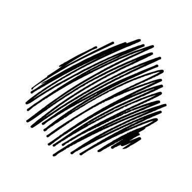 Siyah fırça darbeleri