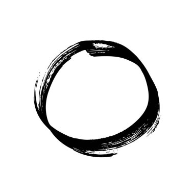 yuvarlak grunge çerçevesi