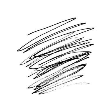 Siyah fırça darbeleri