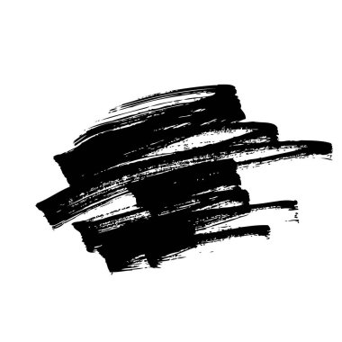 Siyah fırça darbeleri