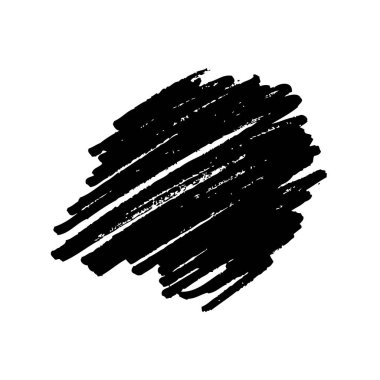 Siyah fırça darbeleri