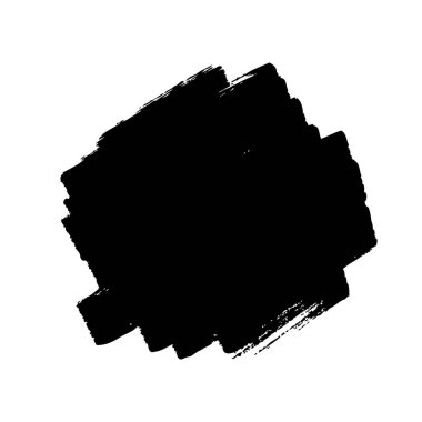 Siyah fırça darbeleri