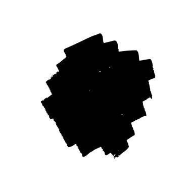 Siyah fırça darbeleri