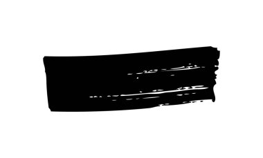 Siyah fırça darbeleri