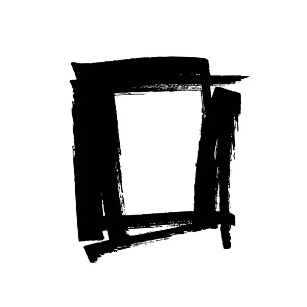 Абстрактный знак квадратной формы — стоковый вектор