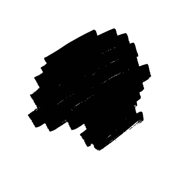 Schwarze Pinselstriche — Stockvektor