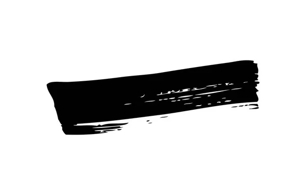 Pinceladas negras — Vector de stock