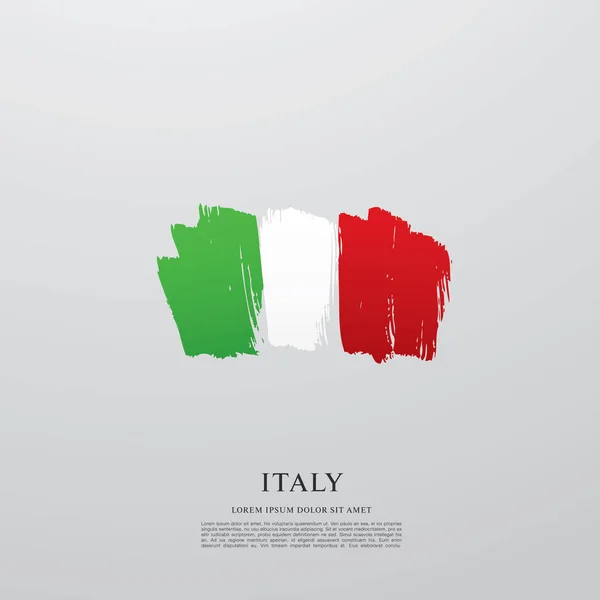 Drapeau Italie — Image vectorielle