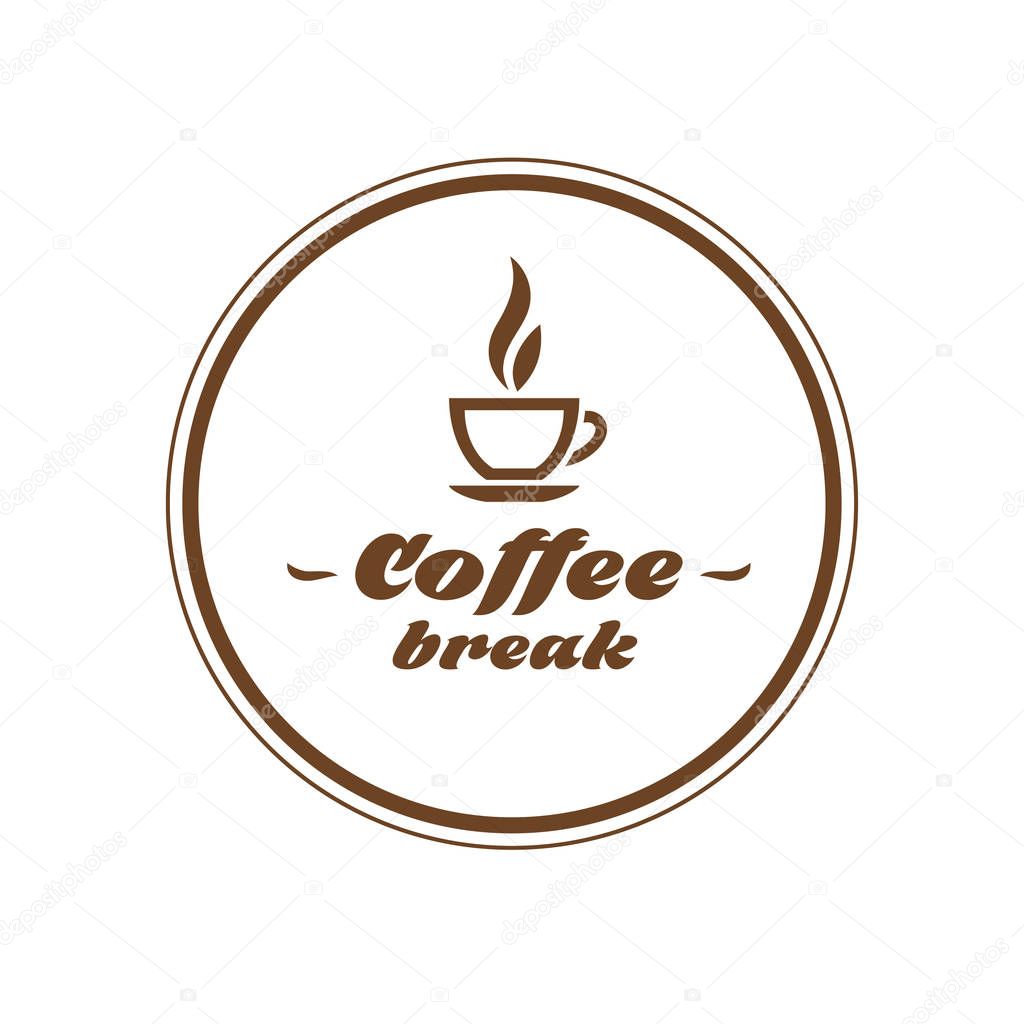 Logotipo de coffee  break  Dise o de logotipo de coffee  