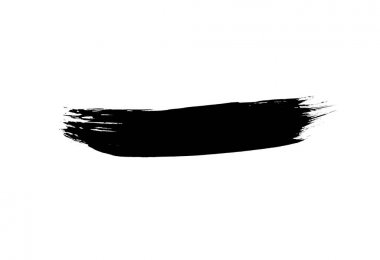 siyah fırça darbesi