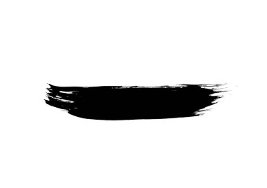 siyah fırça darbesi