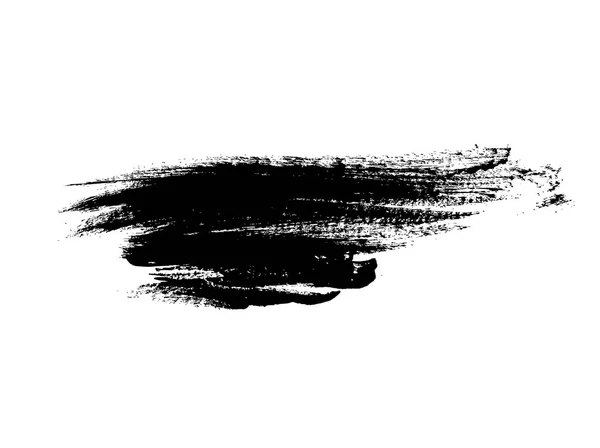 Pincelada negra — Vector de stock