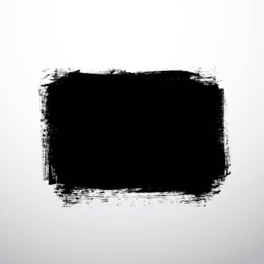 Siyah fırça darbeleri