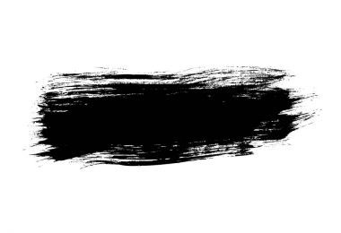 siyah fırça darbesi