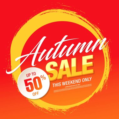 parlak sonbahar bayrağı 