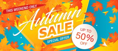 yaratıcı sonbahar satışı büyük başlığı 