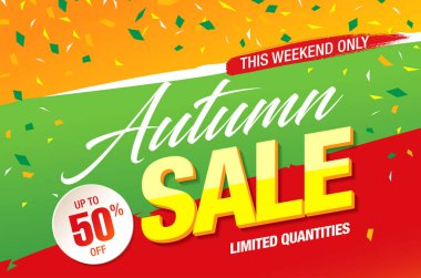 Yeni sonbahar satışı büyük başlığı 