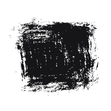 kare içinde fırça darbesi