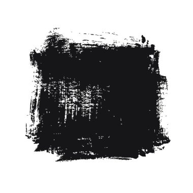 kare içinde fırça darbesi