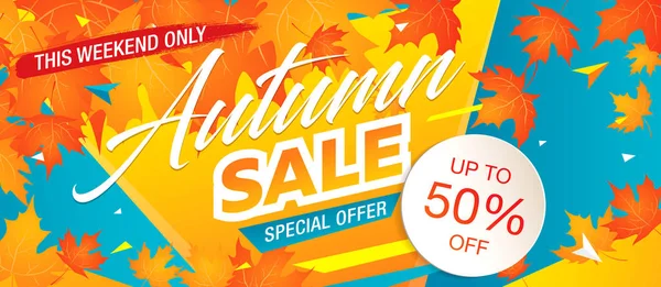 yaratıcı sonbahar satışı büyük başlığı 