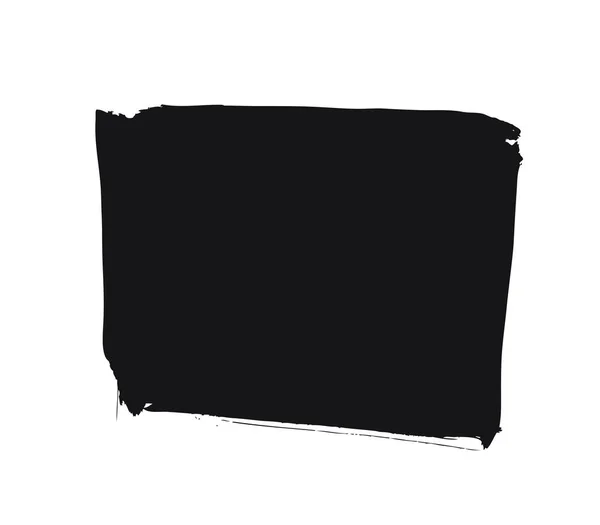 黑色方形的画笔描边 — 图库矢量图片