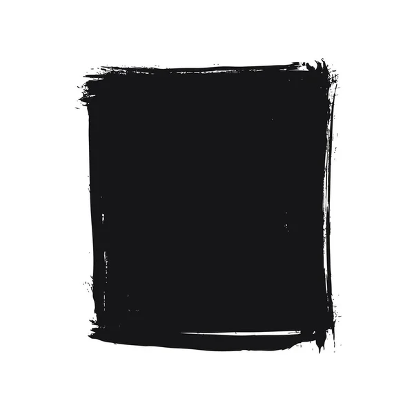 Noir trait carré — Image vectorielle