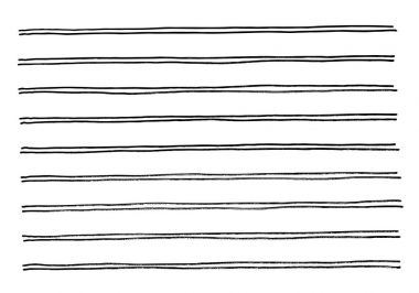 elle çizilmiş yatay çizgili desen