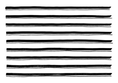 elle çizilmiş yatay çizgili desen