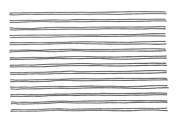 Hand drawn horizontal stripes pattern — Stock Vector