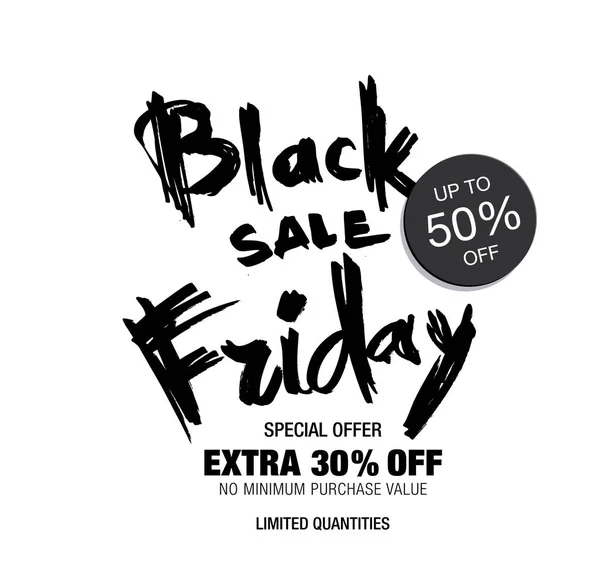 Banner zum Black Friday Sale — Stockvektor