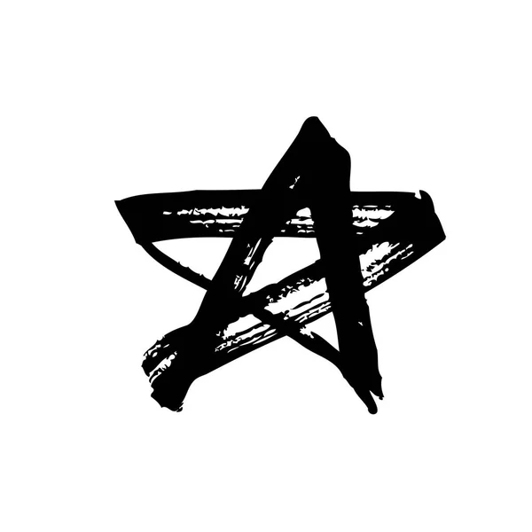 Signe grunge étoile — Image vectorielle