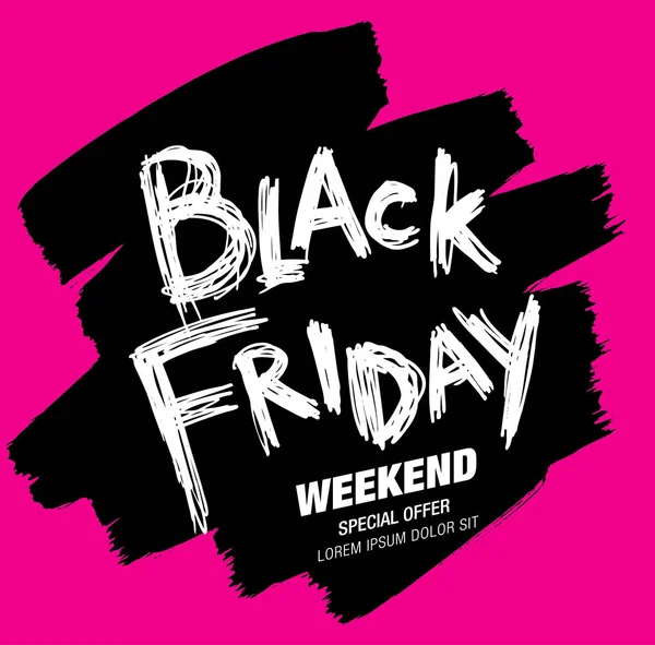 Black Friday Banner de venta — Vector de stock