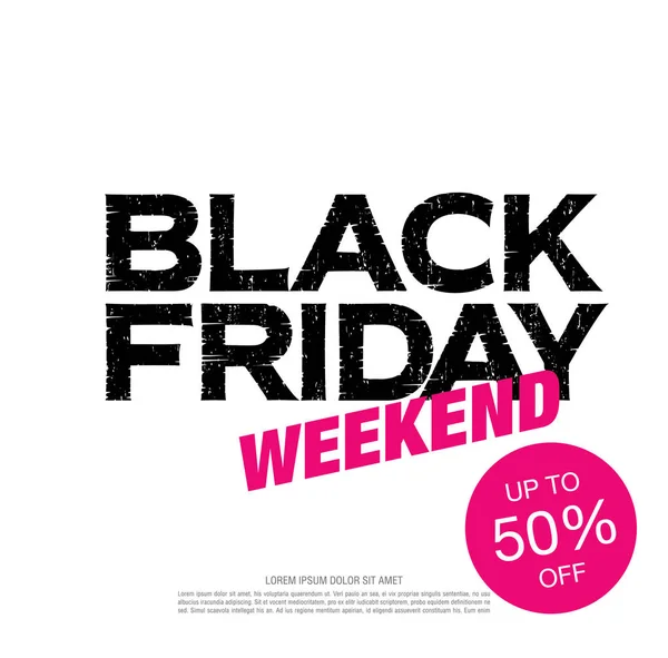 Black Friday Banner de venta — Vector de stock